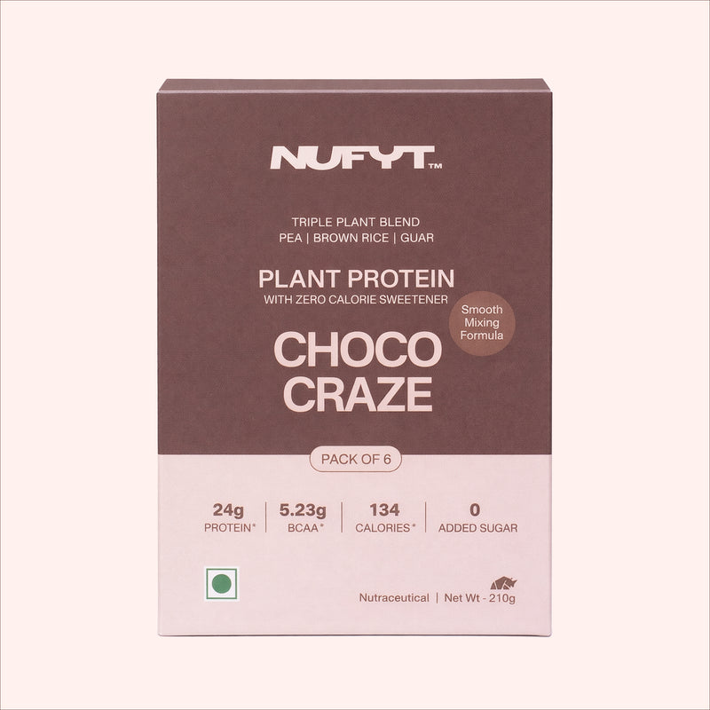 40738242265137 NUFYT Choco Craze plant protein package on a white background