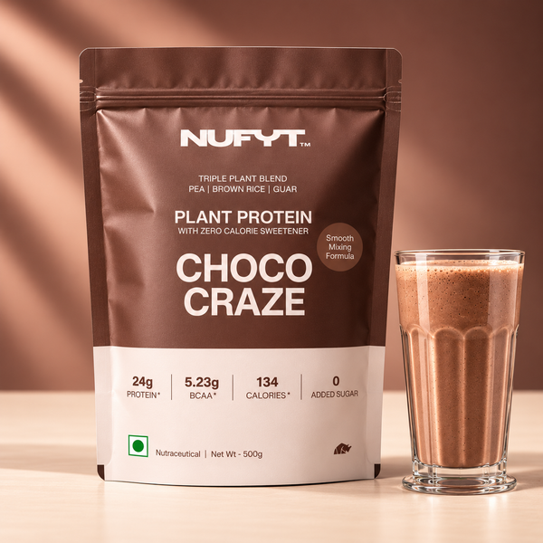 Choco Craze: 25g Vegan Chocolate Flavor Protein | NUFYT