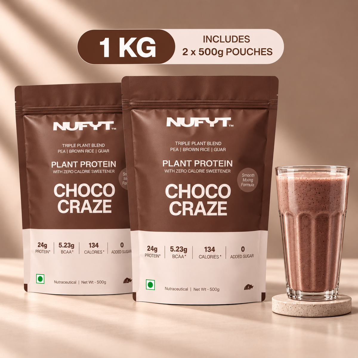 Chocolate Plant Protein Powder | Choco Craze