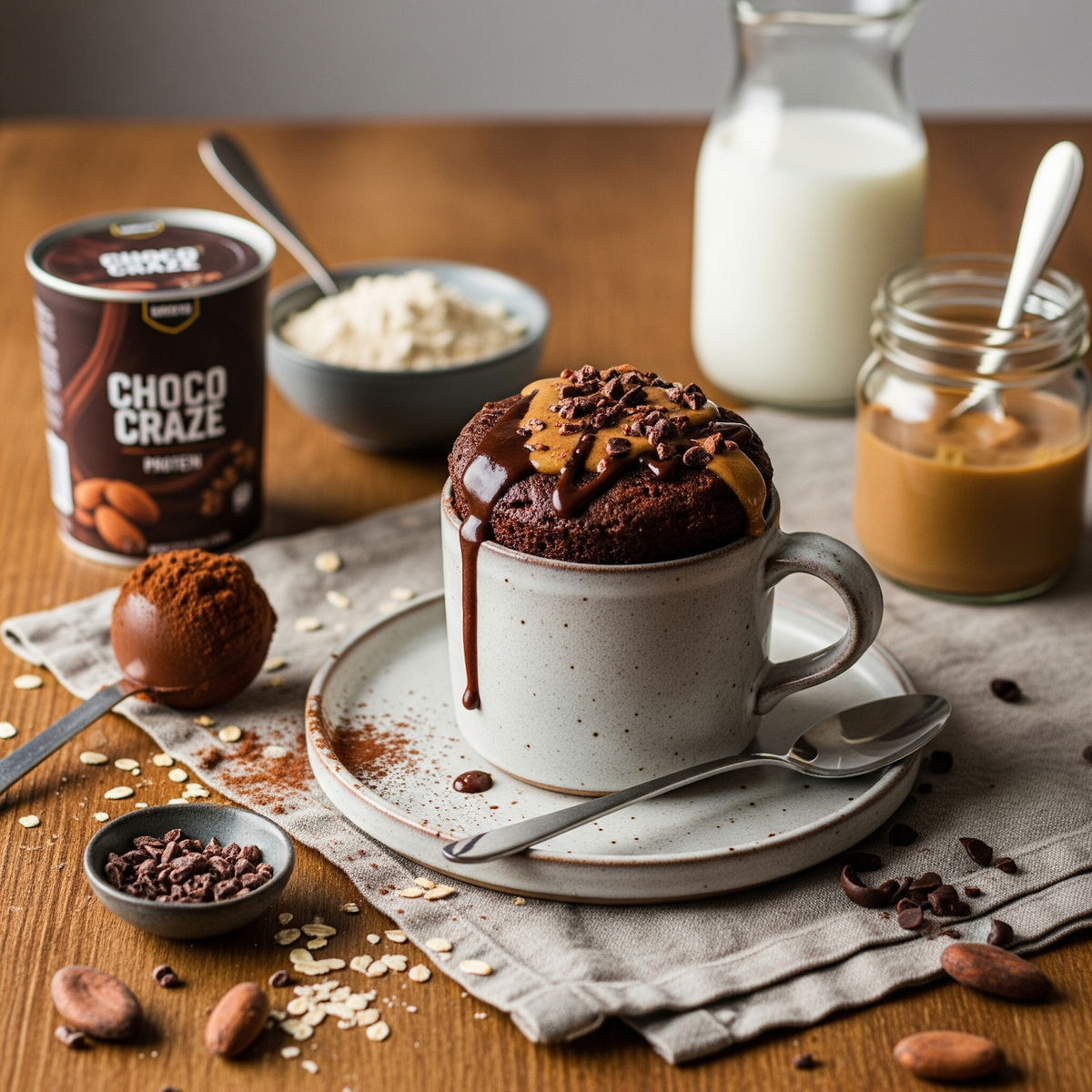 Chocolate Protein Mug Cake